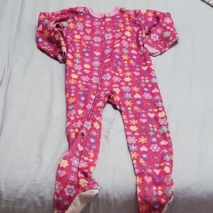 Floral Pink Kids One Piece